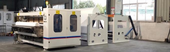 Papier hygiénique de rebobinage de panneau mural de PLC faisant des supports de la machine 7.5KW 2 4