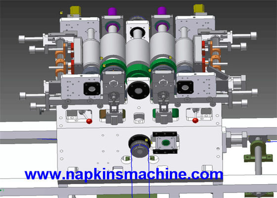 Machine d'impression de serviette de PLC de Siemens, 1200 morceaux/Min Digital Napkin Printing Machine