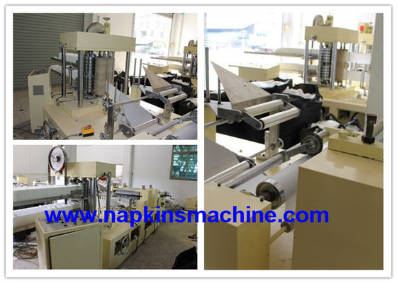 7.5KW 4 serviette de papier de soie de soie du pliage 330mm faisant la machine