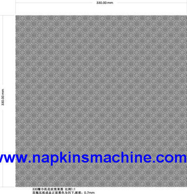 500 feuilles/ligne imprimante Machine, machine de serviette d'impression du tissu 220V