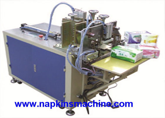 15 paquets/Min Napkin Packing Machine, machine de conditionnement de papier de soie de soie de contrôle de PLC