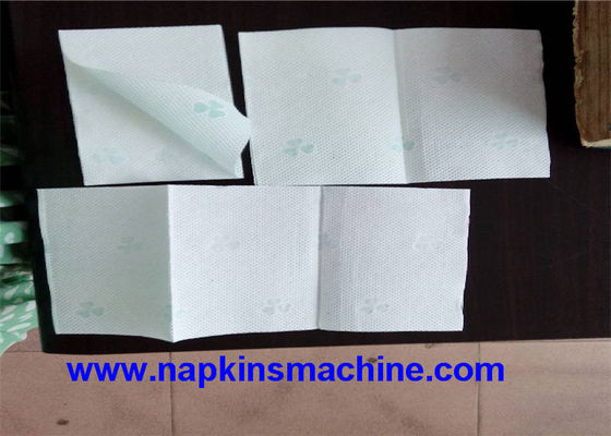Serviette de papier gravante en refief de stratification de pli de la CE N faisant la machine