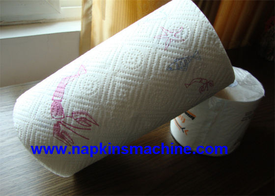 taille 7.5KW 200 m/Min Toilet Paper Making Machine de 500mm