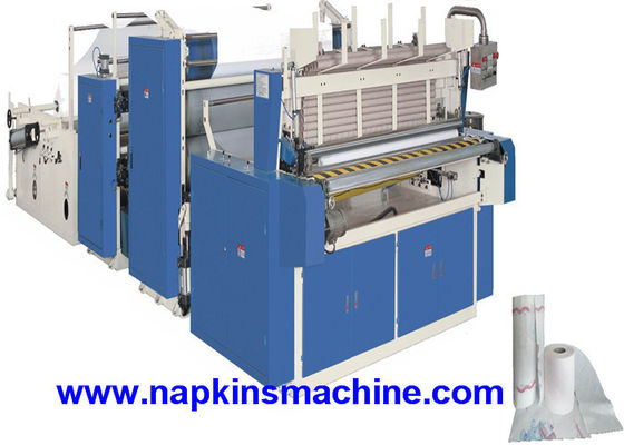 Rouleau de papier hygiénique de la couche 200 m/minute 380V de la CE 3 faisant la machine