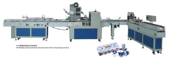 Machine à emballer de rouleau de papier hygiénique d'écran tactile de PLC