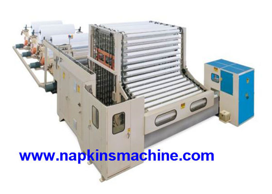 chaîne de production automatique de rouleau de papier hygiénique de 380V 3 pH 7.5KW