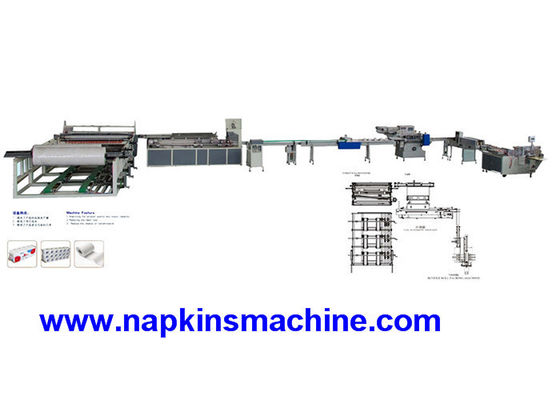 rouleau de papier hygiénique perforé de 200 m/largeur minimum de 2000mm faisant la machine