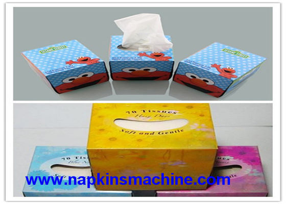 tissu facial de boîte du cube 380V faisant la machine, 80 m Min Tissue Paper Maker Machine