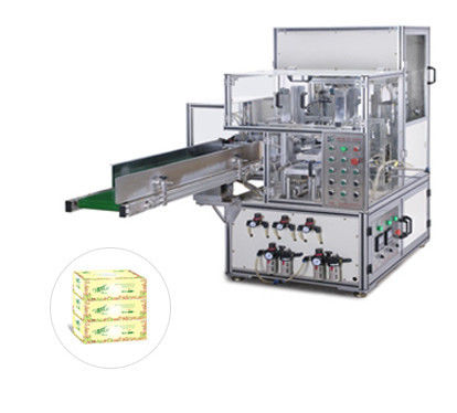 Machine à emballer automatique de boîte de tissu facial de capacité élevée pour en trait plein