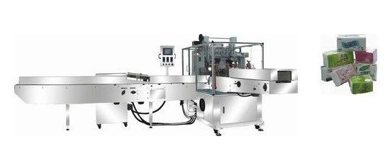 Machine à emballer automatique de boîte de tissu facial de capacité élevée pour en trait plein