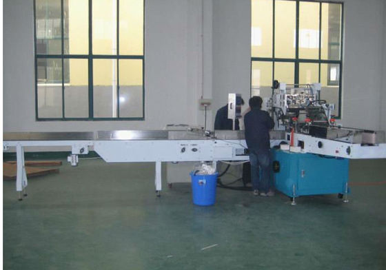 Machine à emballer de tissu facial de feuille de plastique pour le tissu de serviette, rendement élevé