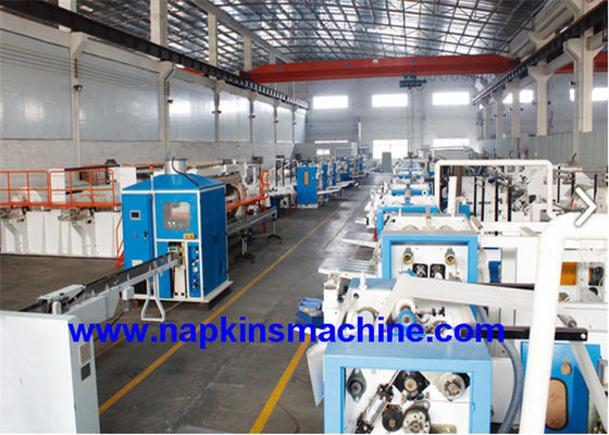 100 dessine/Min Tissue Paper Maker, chaîne de production de tissu facial de PLC de taille de 210mm