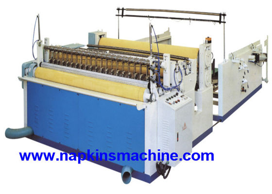 Rouleau de papier hygiénique de fente non-tissé de petit pain enorme faisant la machine