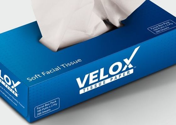 60 boîtes/machine à emballer de Min Tampons Cartoning Facial Tissue