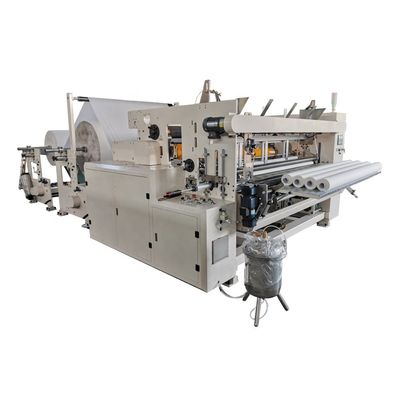 2 rouleau de papier hygiénique de rebobinage de largeur de PCS 1400mm faisant la machine