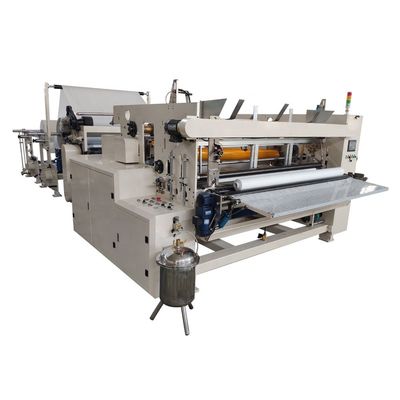 200 m/découpeuse automatique minimum Rewinder du petit pain 380V/machine fabrication de tissu