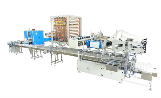 3 machine 500m/Min de petit pain de papier hygiénique de delta de la couche 11KW