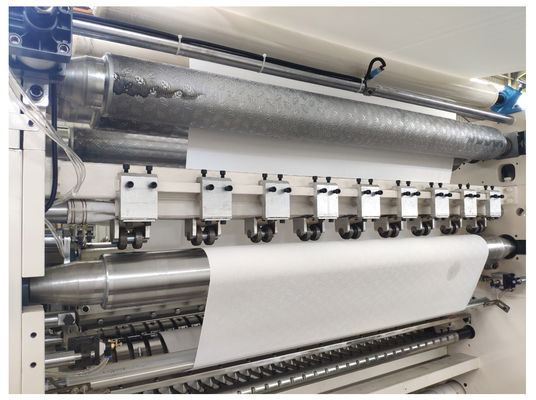 6 ligne machine de papier gravante en refief 4800sheets/min de visage d'ESSAI de scie de rondin