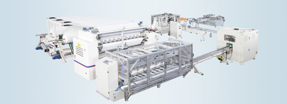 Pliage de compte pneumatique de la machine V de papier de soie de la soie 11KW faciale