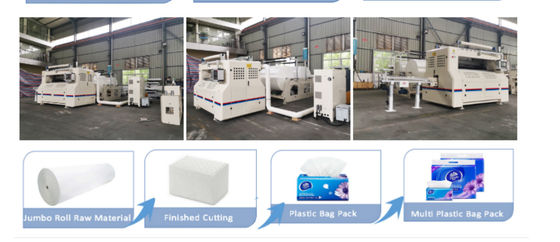 Chaîne de production de tissu facial de 11KW 0.5Mpa bord gravant 18g/m2 en refief